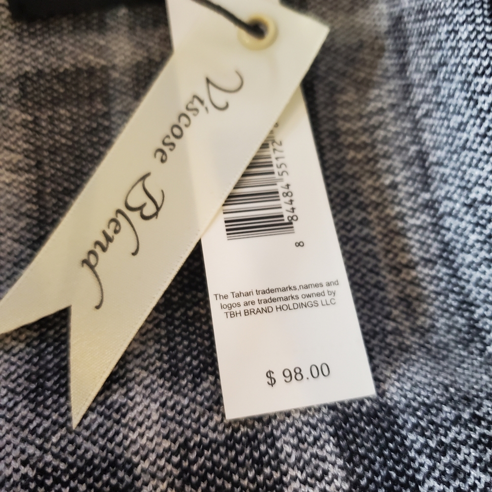 NWT Tahari Soft Plaid Viscose Side Pocket Blazer - Picture 7 of 12